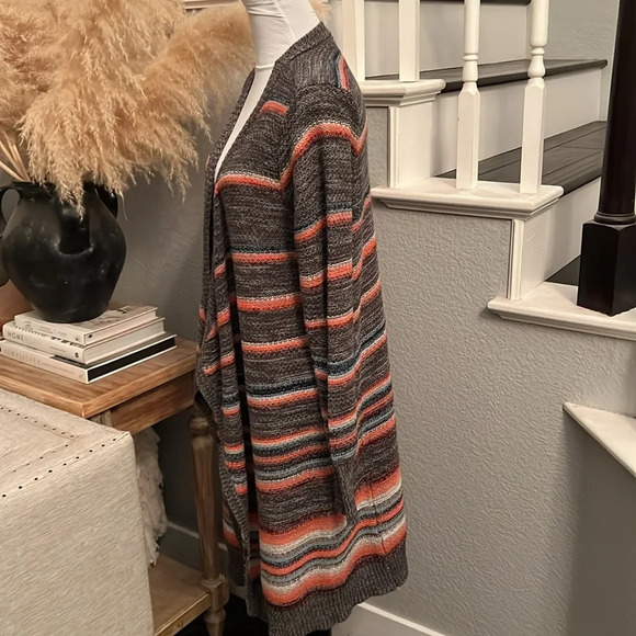 Torrid Striped Duster Cardigan Size 14-16 - Picture 6 of 9